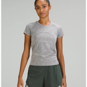 Lululemon Swiftly Tech Short Sleeve (Race Length) in Slate